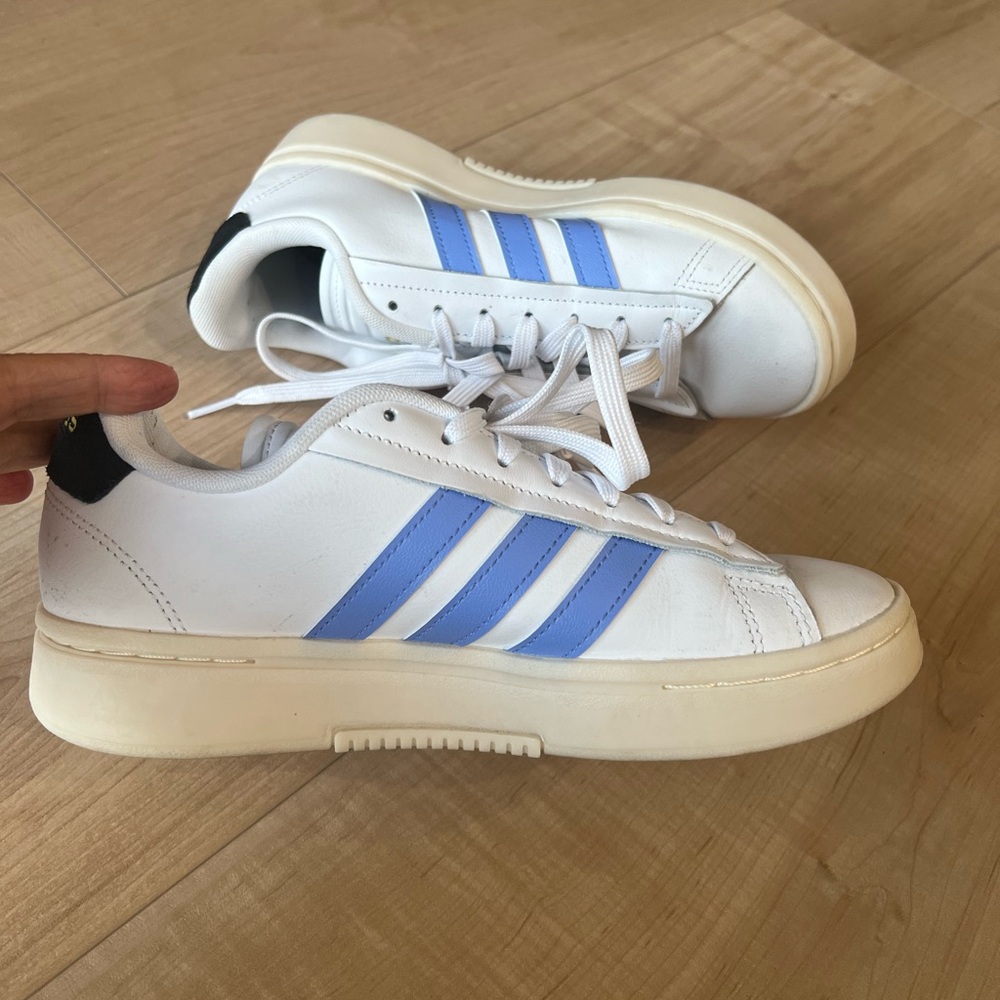 ADIDAS Grand Court Sneakers blue stripes